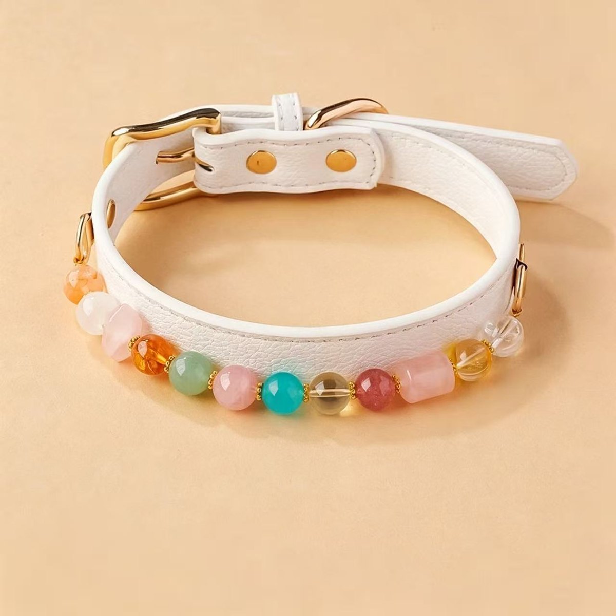 Natural Stone Bead Collar — view 15