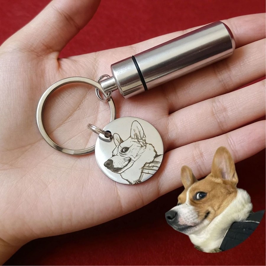 Hair Keepsake Keychain