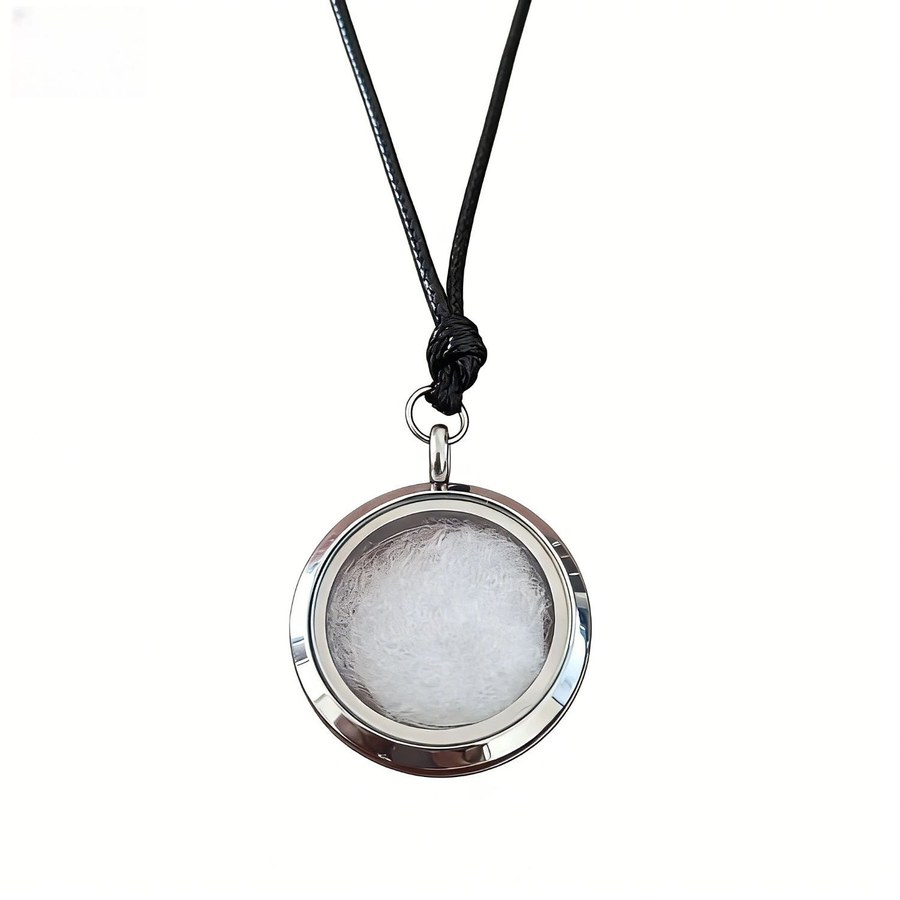 Woven Locket Necklace — view 3